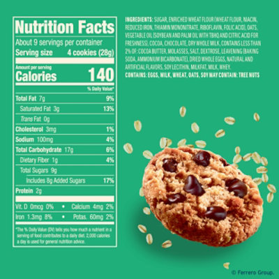 Famous Amos Oatmeal Chocolate Chip 9oz - 9 OZ - Image 5