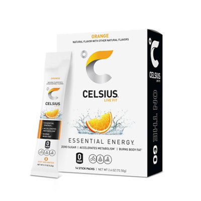 Celsius On-the-go Orange - 14 CT - Image 1