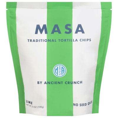 Masa Chips Lime Tortilla - 5 OZ - Image 1