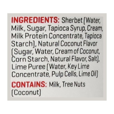 Mcconnells Fine Ice Cream Sherbert Coconut Lime - 16 OZ - Image 4