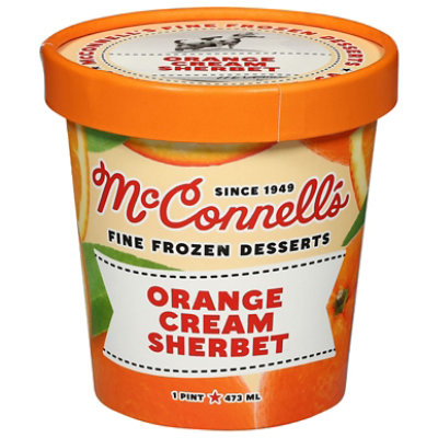 Mcconnells Fine Ice Cream Sherbert Orange Cream - 16 OZ - Image 2