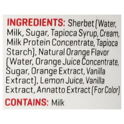 Mcconnells Fine Ice Cream Sherbert Orange Cream - 16 OZ - Image 4