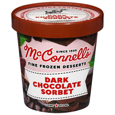 Mcconnells Fine Ice Cream Sorbet Dark Chocolate - 16 OZ - Image 2