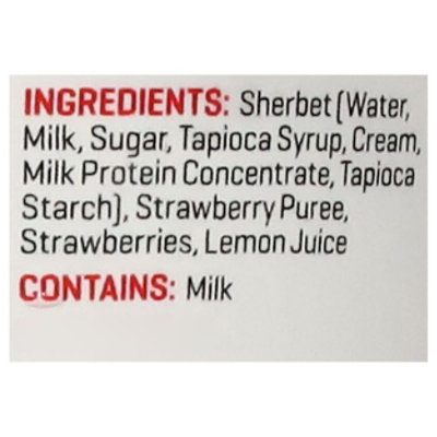 Mcconnells Fine Ice Cream Sherbert Strawberry Lemon - 16 OZ - Image 4