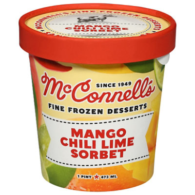 Mcconnells Fine Ice Cream Sorbet Mango Chili Lime - 16 OZ - Image 1