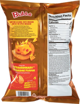 Samyang Potato Chips Buldak Quattro Cheese - 4.23 OZ - Image 5