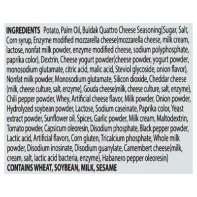 Samyang Potato Chips Buldak Quattro Cheese - 4.23 OZ - Image 4