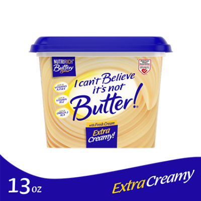 I Can't Believe It's Not Butter Extra Creamy Buttery Spread, 13 Oz - 13 OZ - Image 1