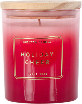 Overjoyed Boutique Engraved Lid Candle Red - Each - Image 1