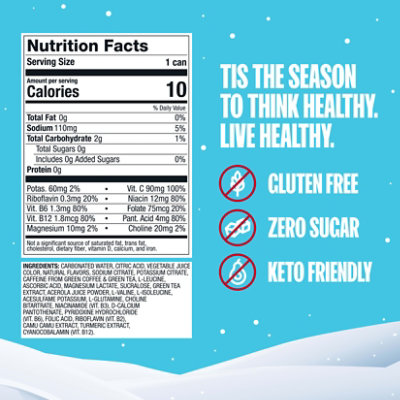 Zoa Holiday Punch Zero Sugar 12fz - 12 FZ - Image 2