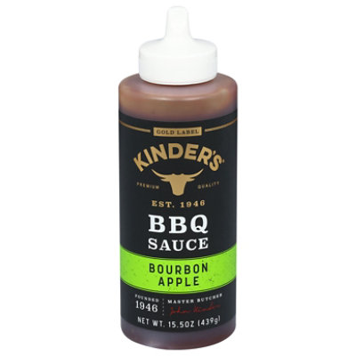 Kinder's Bourbon Apple Bbq Sauce 15.5oz - 15.5 OZ - Image 1