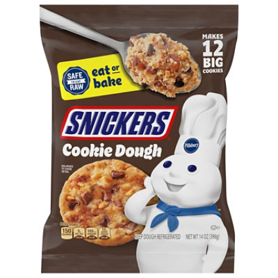 Pillsbury Ready To Bake Snickers Cookie Dough, 12ct, 14 Oz - 14 OZ - Image 2