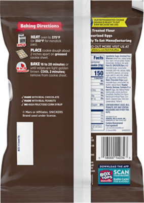 Pillsbury Ready To Bake Snickers Cookie Dough, 12ct, 14 Oz - 14 OZ - Image 5