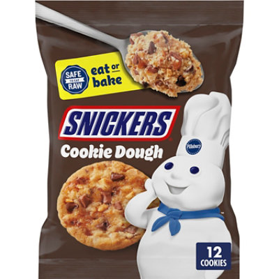 Pillsbury Ready To Bake Snickers Cookie Dough, 12ct, 14 Oz - 14 OZ - Image 2
