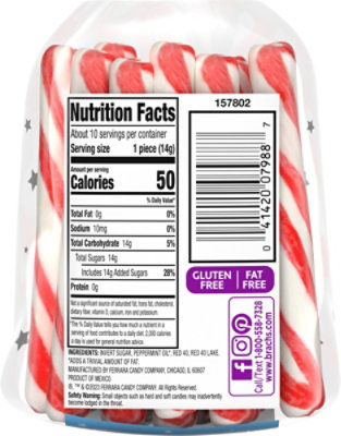 Brachs Peppermint Candy Sticks Bag In Display - 5 OZ - Image 5