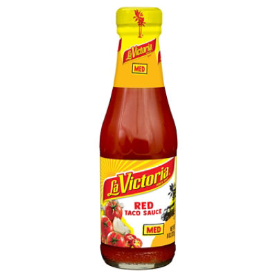La Victoria Red Taco Sauce Medium - 8 OZ - Image 1