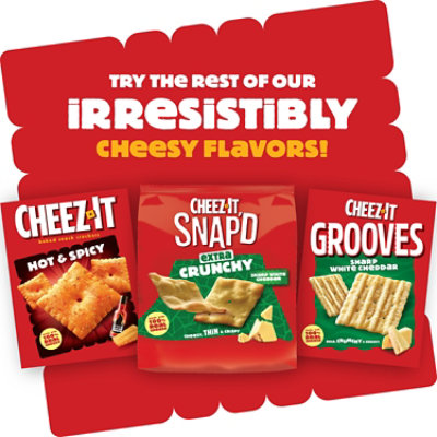 Cheez-It Crunch Cheesy Baked Snacks Kickn Nacho Cheese Lunch Snacks - 6.5 OZ - Image 7