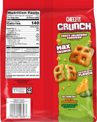 Cheez It Crunch Zesty Jalapeno Cheddar 6.5oz - 6.5 OZ - Image 5