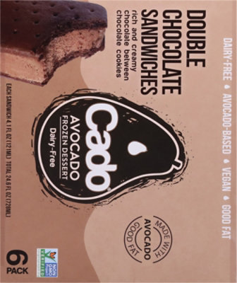 Cado Sandwiches Chocolate Double - 24.6 OZ - Image 5