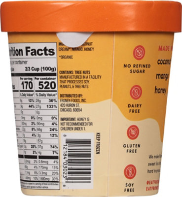 Fronen Dessert Frozen Mango Non Dairy - 16 OZ - Image 5