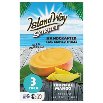 Island Way Sorbet Mango Tropical 3pk - 12.7 FZ - Image 2