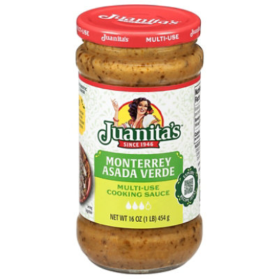 Juanita's Cooking Sauce Monterrey Asada Verde 16oz - 16 OZ - Image 1
