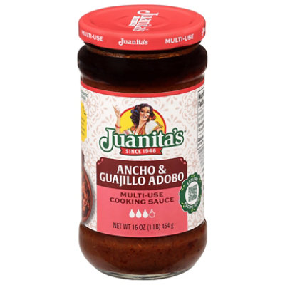 Juanitas Cooking Sauce Ancho Guajillo Adobo 16oz - 16 OZ - Image 4