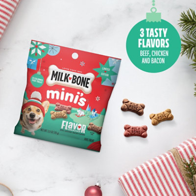 Milk-bone Flavor Snacks Mini Biscuit Holiday Bag 2.5oz - 2.5 OZ - Image 3