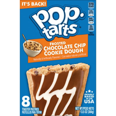 Pop Tarts Chocolate Chip Cookie Dough Toaster Pastry - 13.5 OZ - Image 8