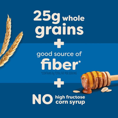 Kelloggs Nutri Grain Crunchy Honey Oat Flax 5ct - 7 OZ - Image 2