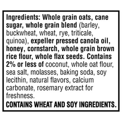 Kelloggs Nutri Grain Crunchy Honey Oat Flax 5ct - 7 OZ - Image 4