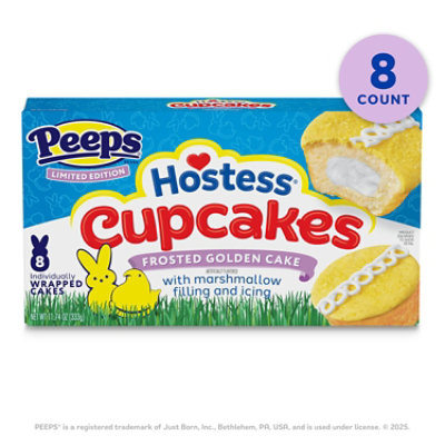 Spring Peeps Vanilla Cupcakes Mp 8ct - 8 CT - Image 1