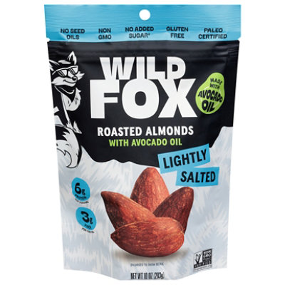 Wild Fox Almonds Lightly Salted 10oz - 10 OZ - Image 1