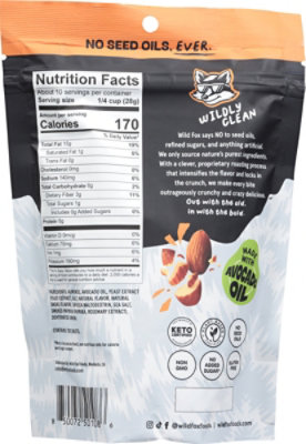 Wild Fox Almonds Hickory Smoked 10oz - 10 OZ - Image 5