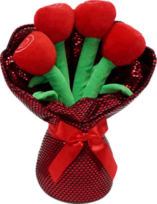 Signature SELECT Roses Bouquet Plush 13 Inch - Each - Image 1