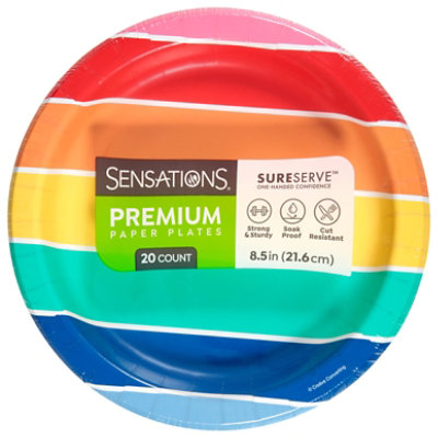 Sensation Dinner Plate Prism Party - 20 CT - Image 1