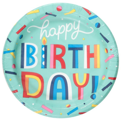 Sensation Lunch Plate Bday Bliss - 20 CT - Image 1