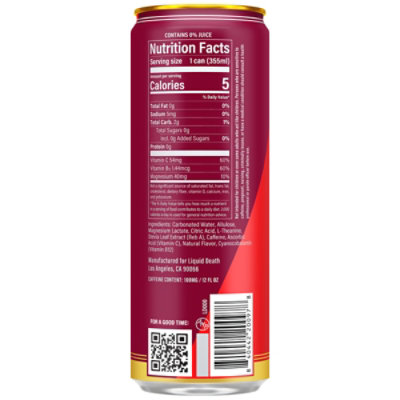 Liquid Death Energy Murder Mystery 12fz - 12 FZ - Image 2