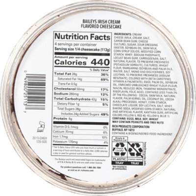 Richs Bailys Irish Cream Naturally Flavored Cheesecake - 16 OZ - Image 5