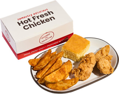 Fried Chicken Tender Meal 2 Count Hot - Each - Image 1