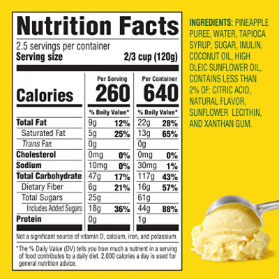 Dole Dessert Whip Pineapple - 14 OZ - Image 5