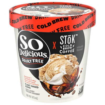 So Delicious Ice Cream Stok Coldbrew Plant Based - 16 OZ - Image 1
