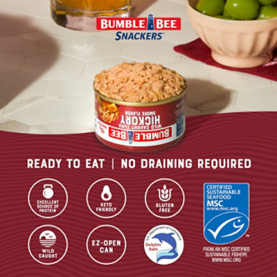 Bumble Bee Msc Hickory Smoke Tuna 16/3oz Can Ea - 3 OZ - Image 2