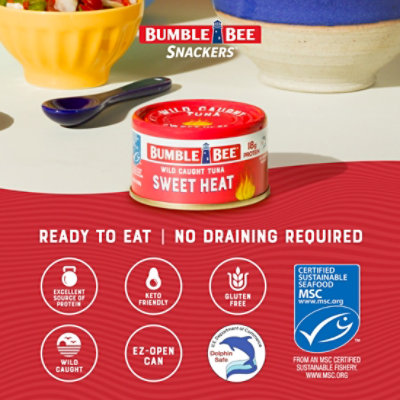 Bumble Bee Msc Sweet Heat Tuna 16/3oz Can Ea - 3 OZ - Image 2