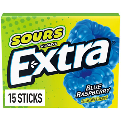 Extra Sours Blue Raspberry 15 Stick - EA - Image 1