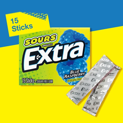 Extra Sours Blue Raspberry 15 Stick - EA - Image 2