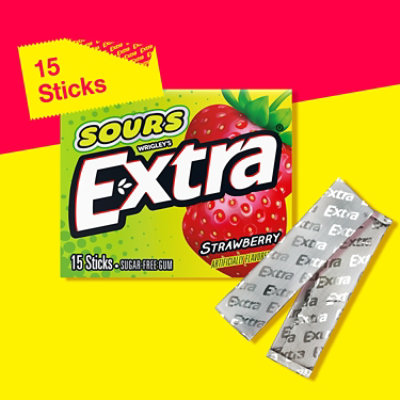 Extra Sours Strawberry 15 Stick - EA - Image 2