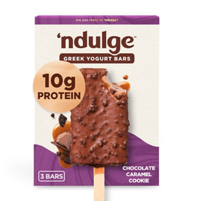 Ndulge Yogurt Bar Chocolate Caramel Cookie - 9 FZ - Image 2
