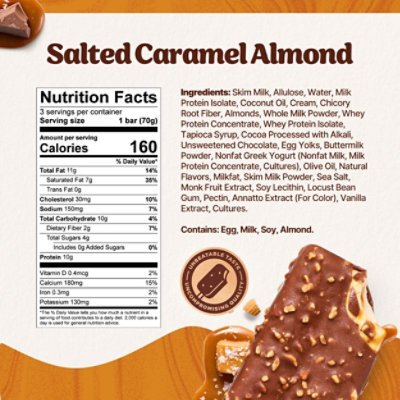 Ndulge Yogurt Bar Salted Caramel Almond - 9 FZ - Image 4