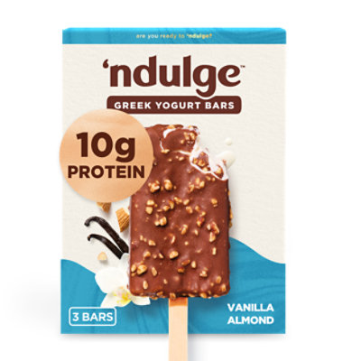 Ndulge Yogurt Bar Vanilla Almond - 9 FZ